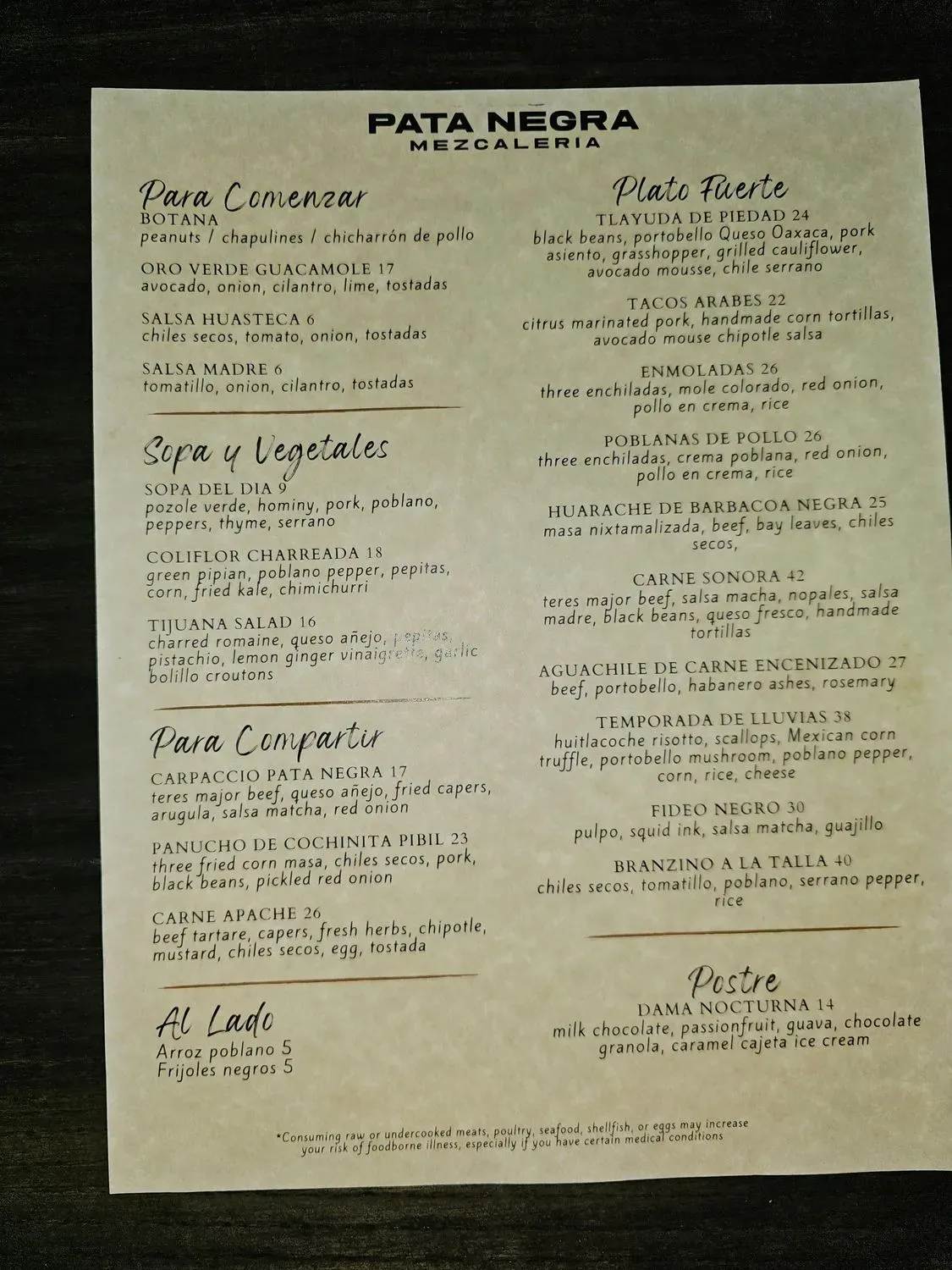 Menu 2