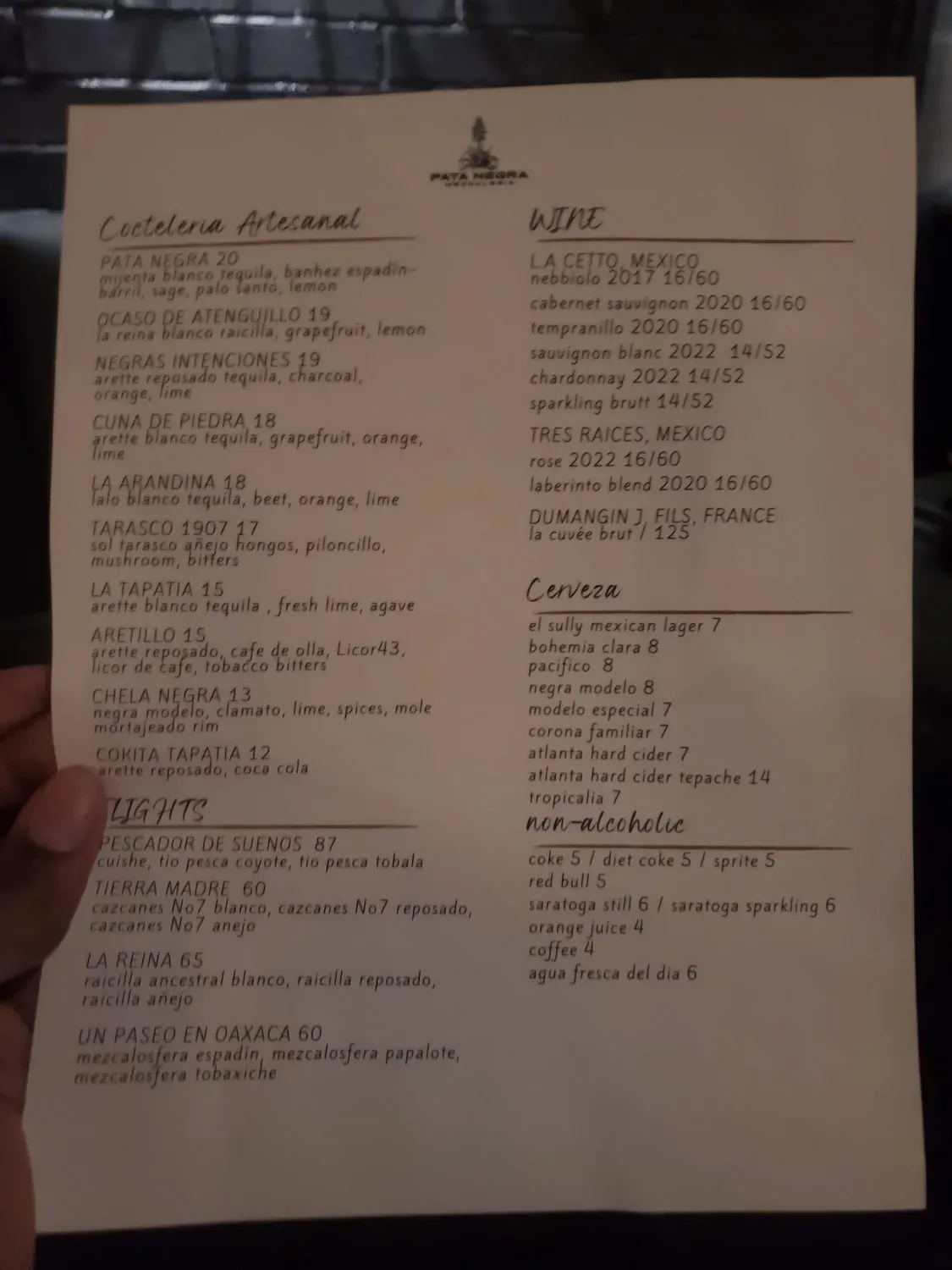 Menu 5