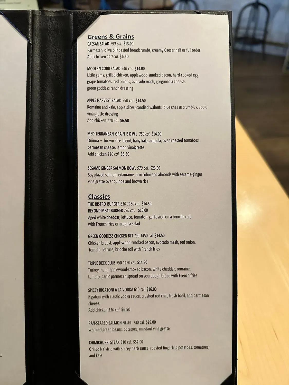 Menu 5