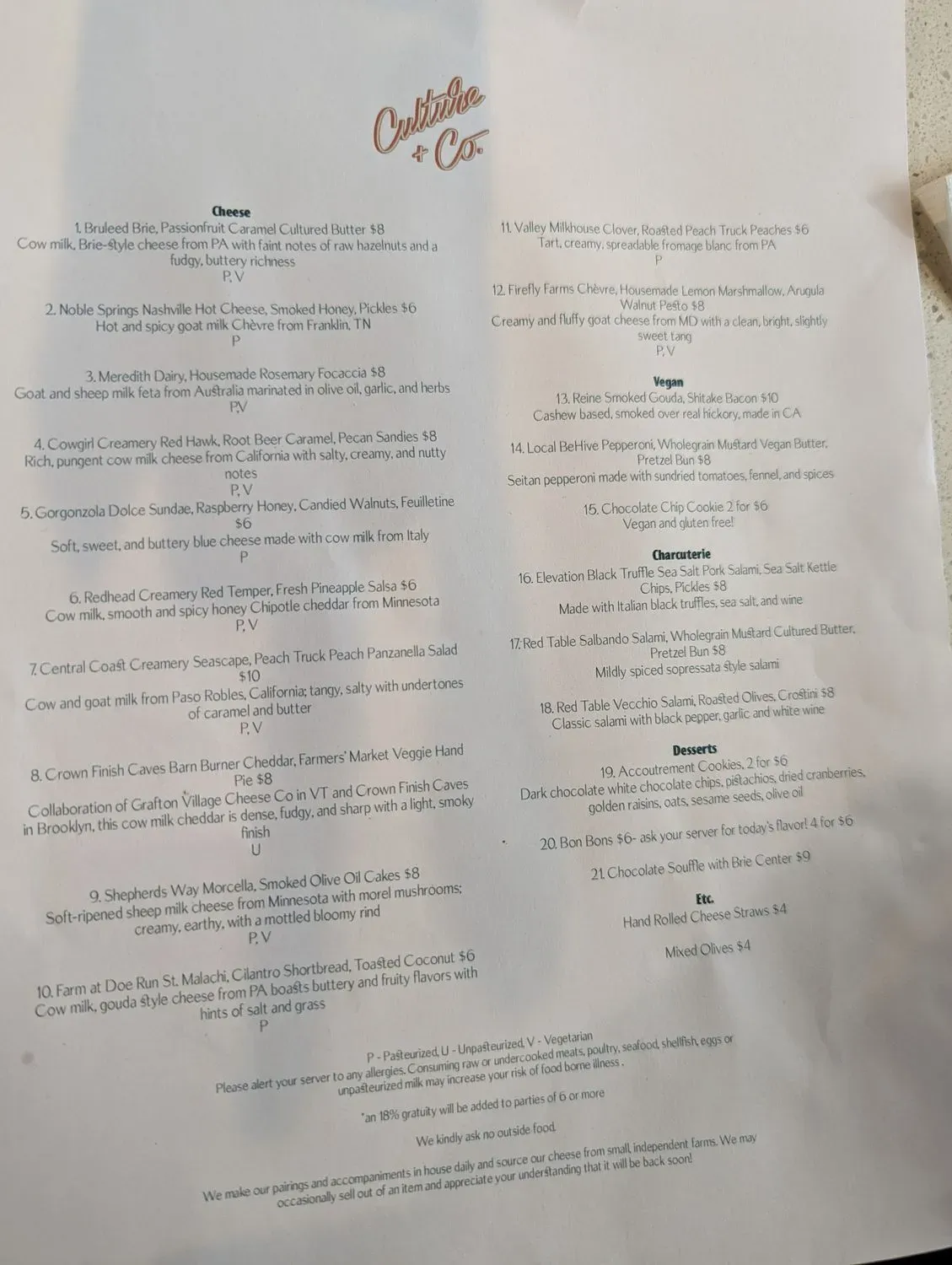 Menu 5