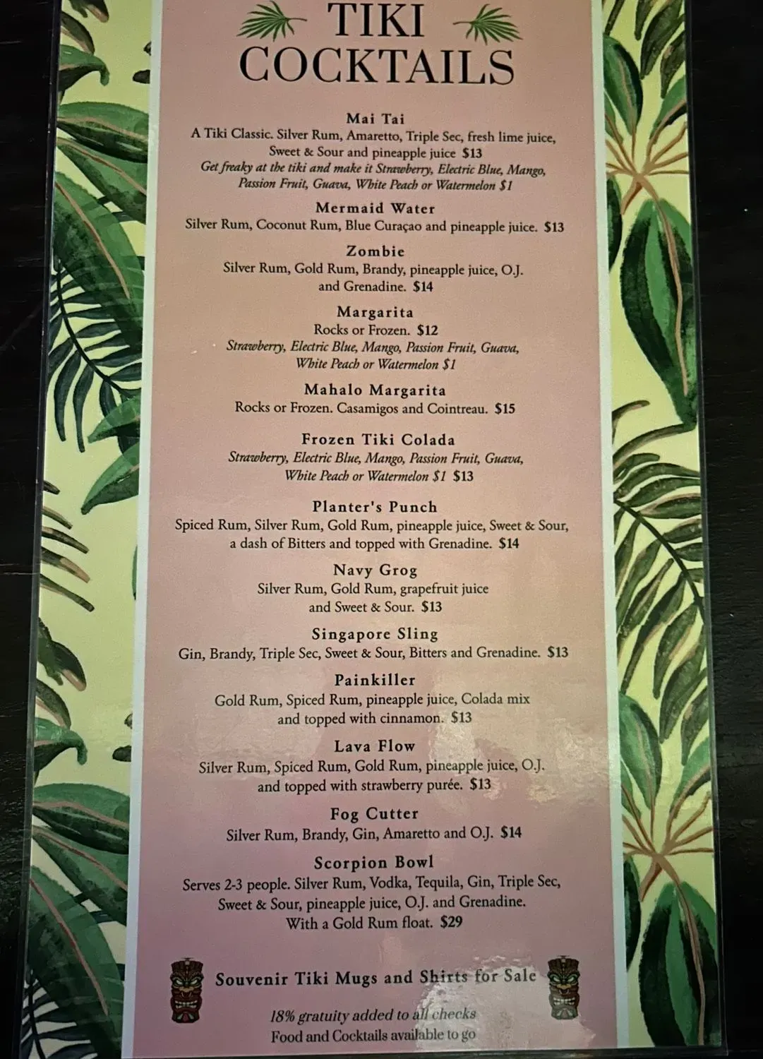 Menu 4