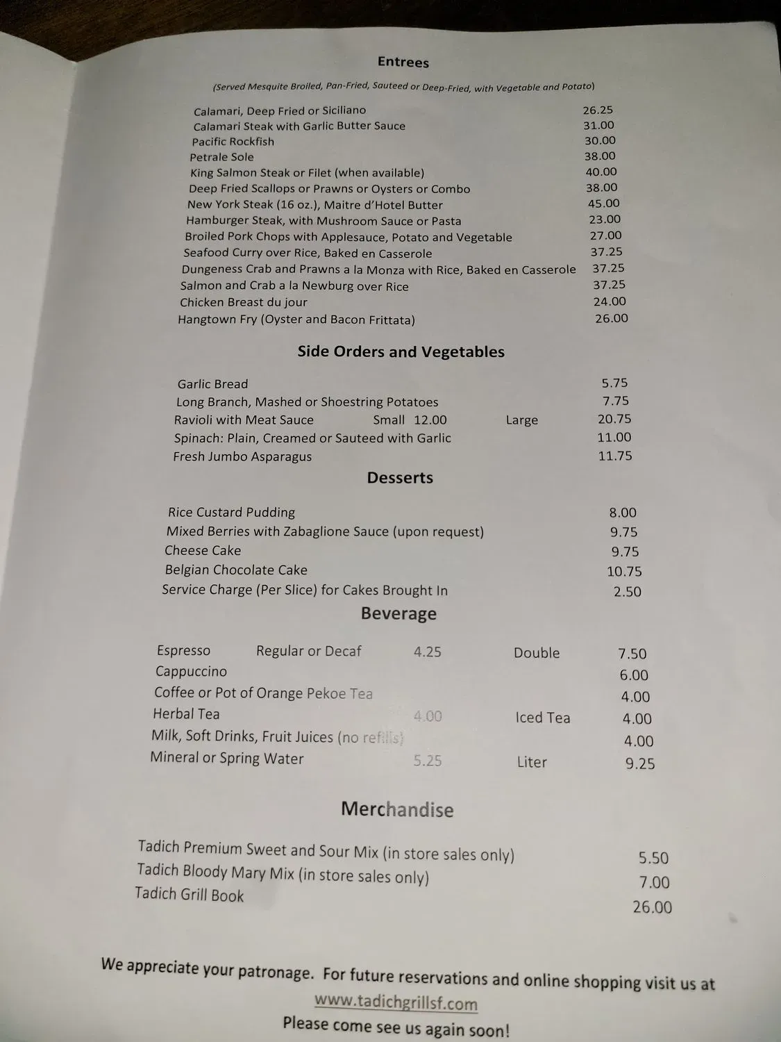 Menu 6