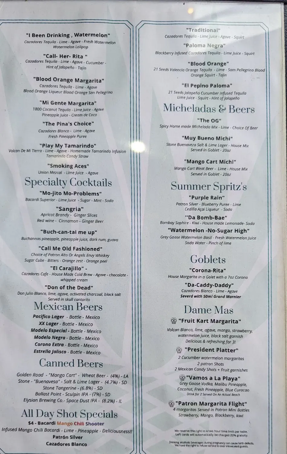 Menu 5