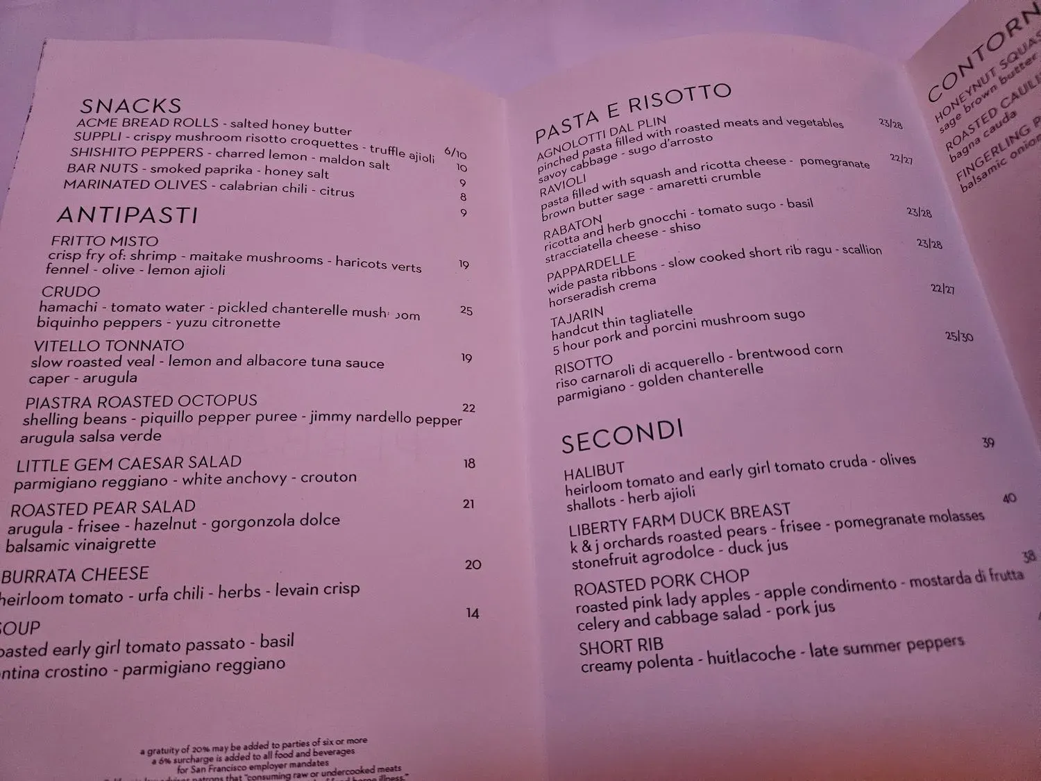 Menu 6