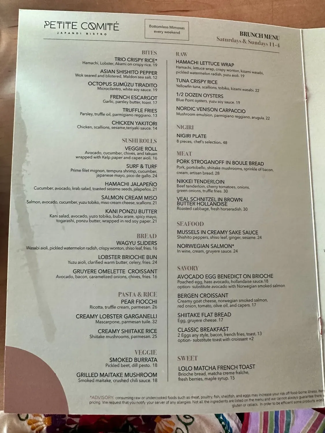 Menu 2