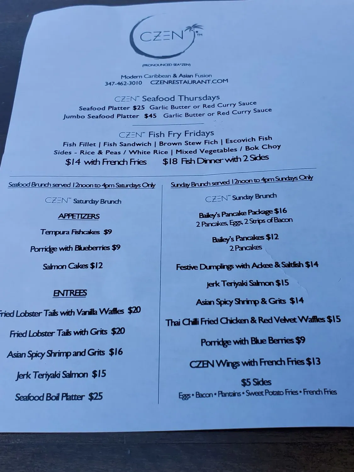 Menu 3