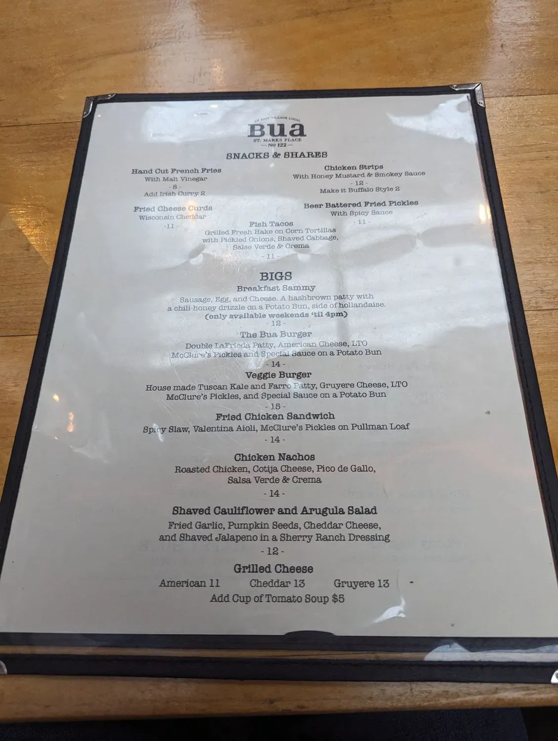 Menu 5