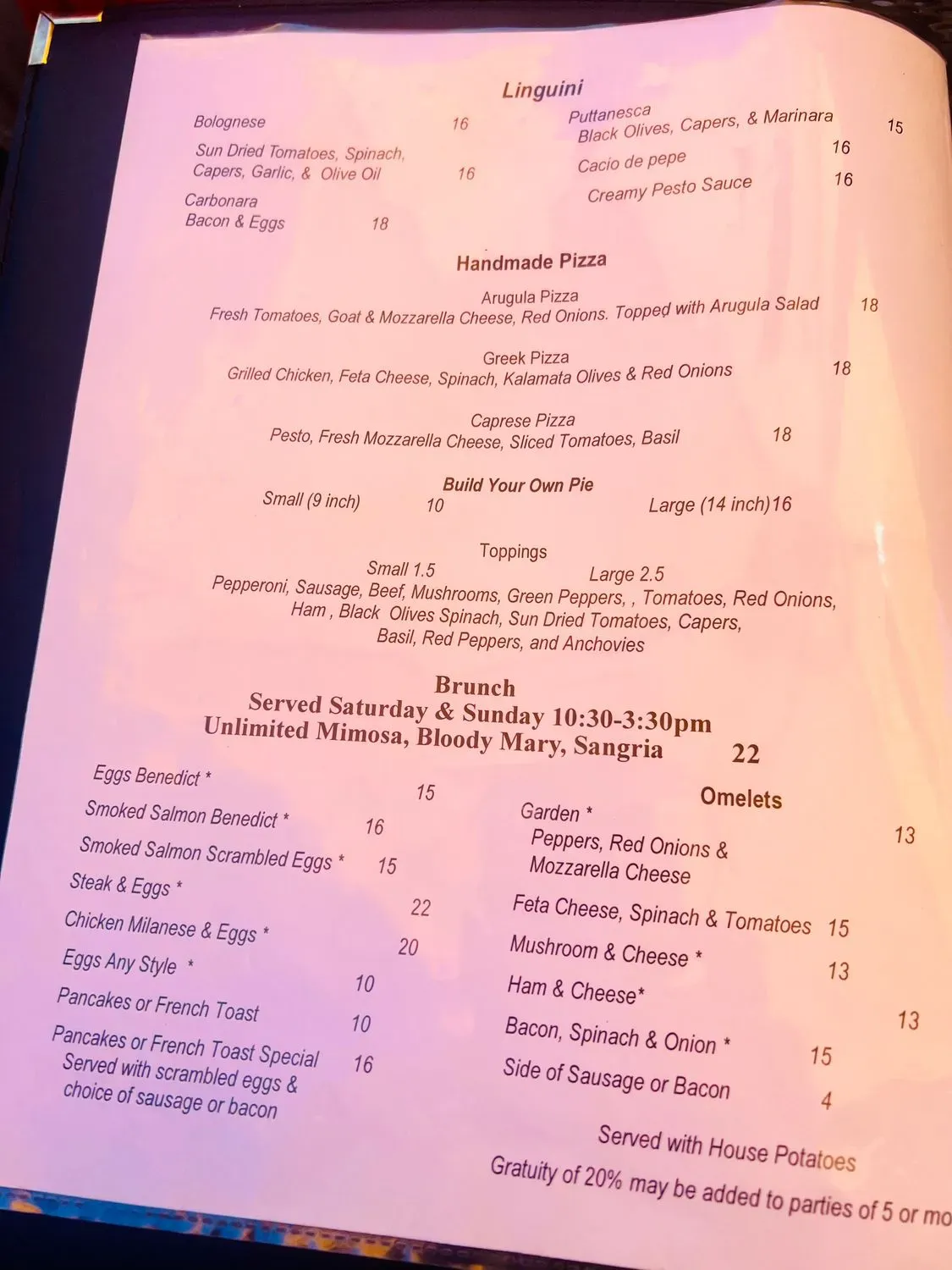 Menu 2