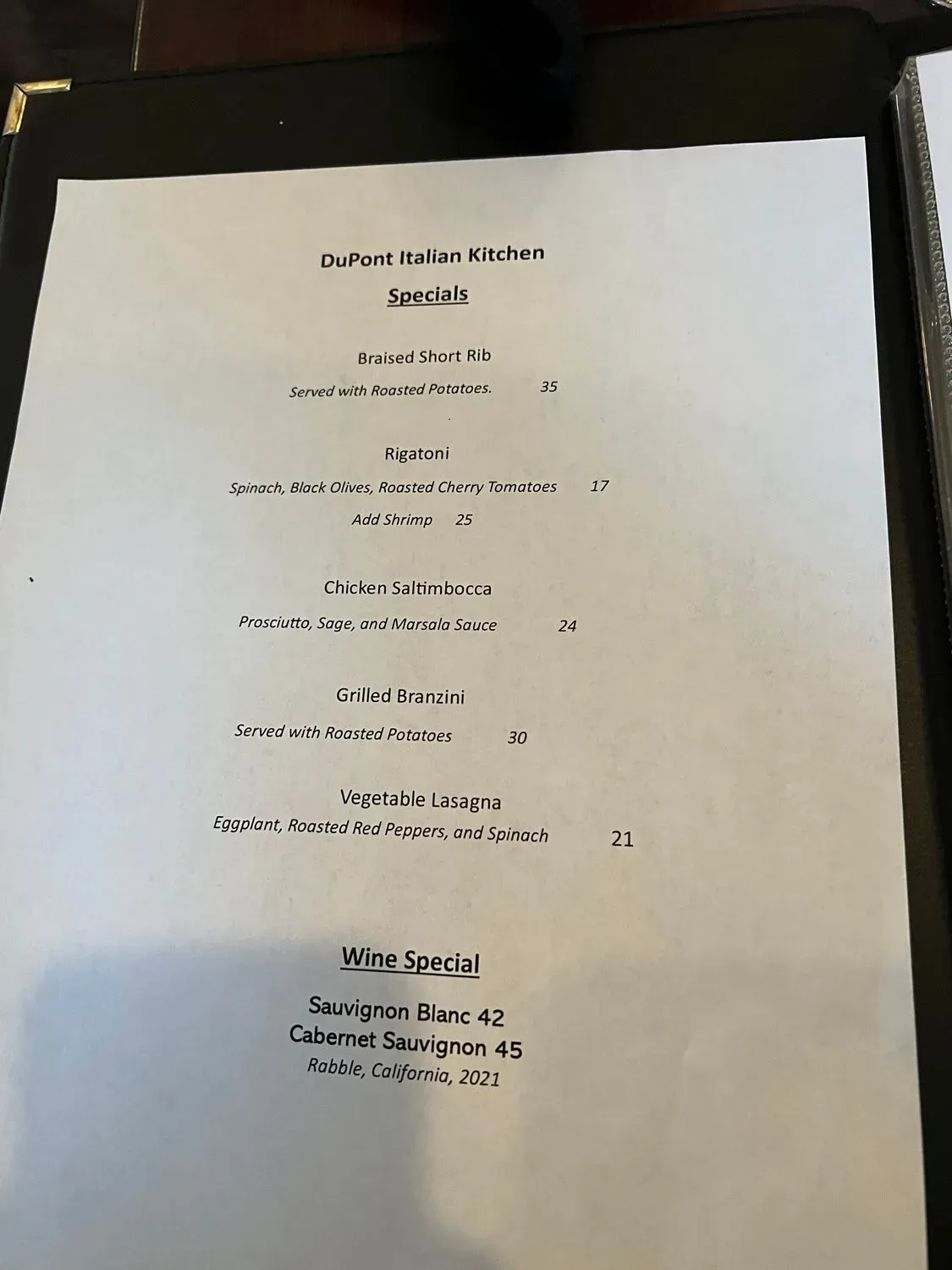 Menu 4