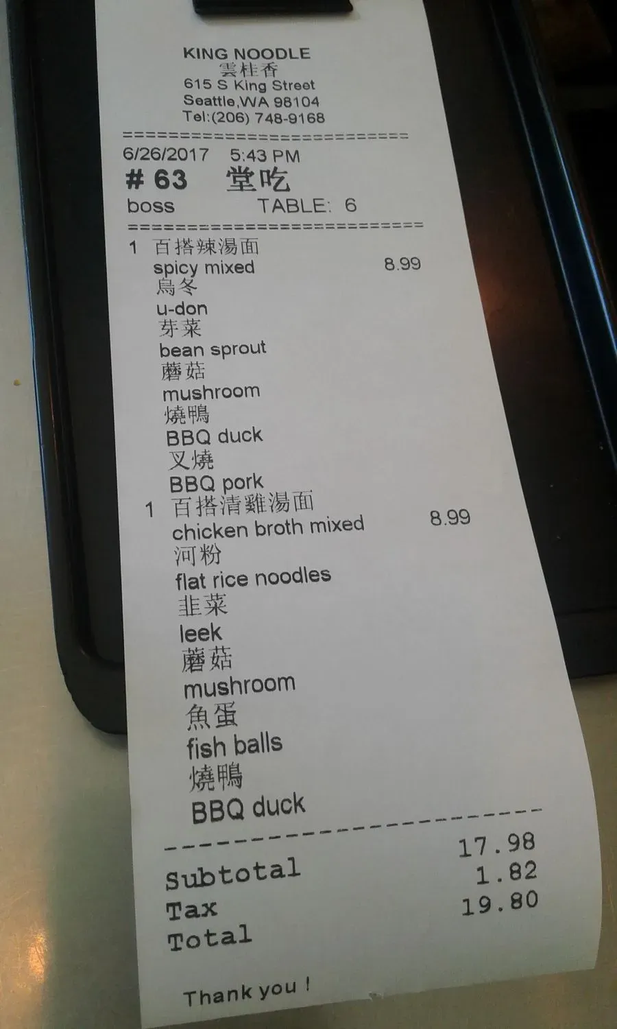 Menu 2