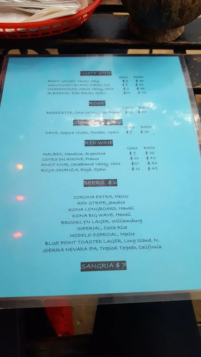 Menu 5