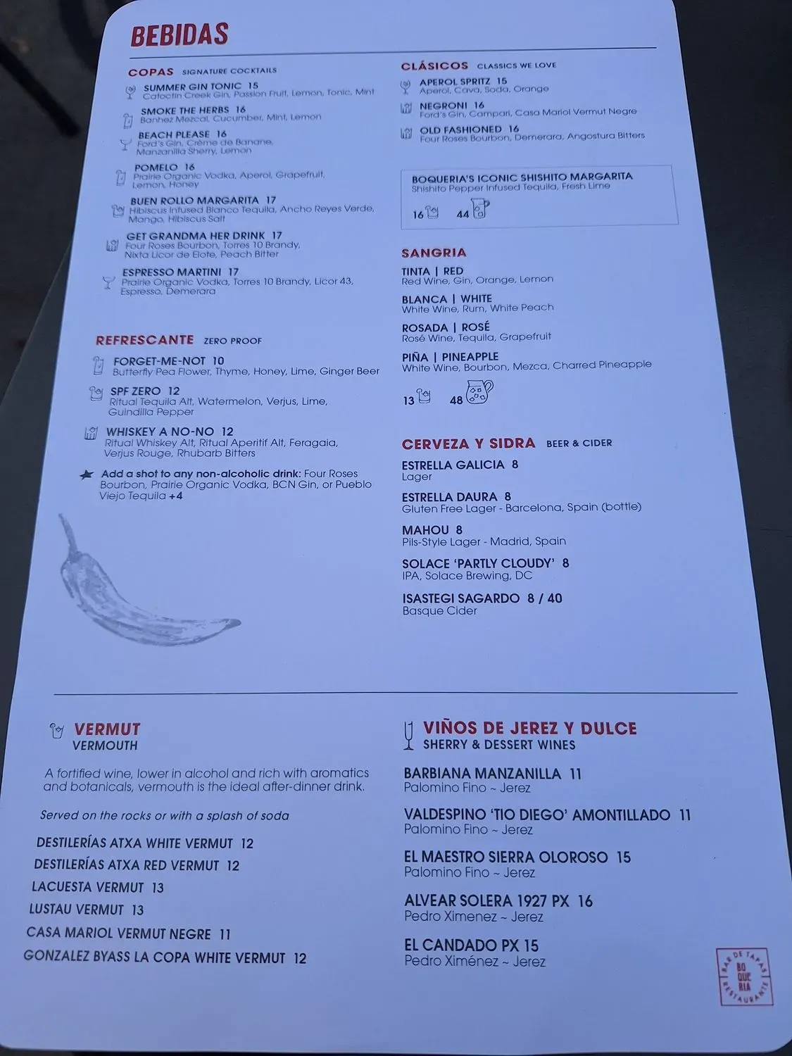 Menu 5