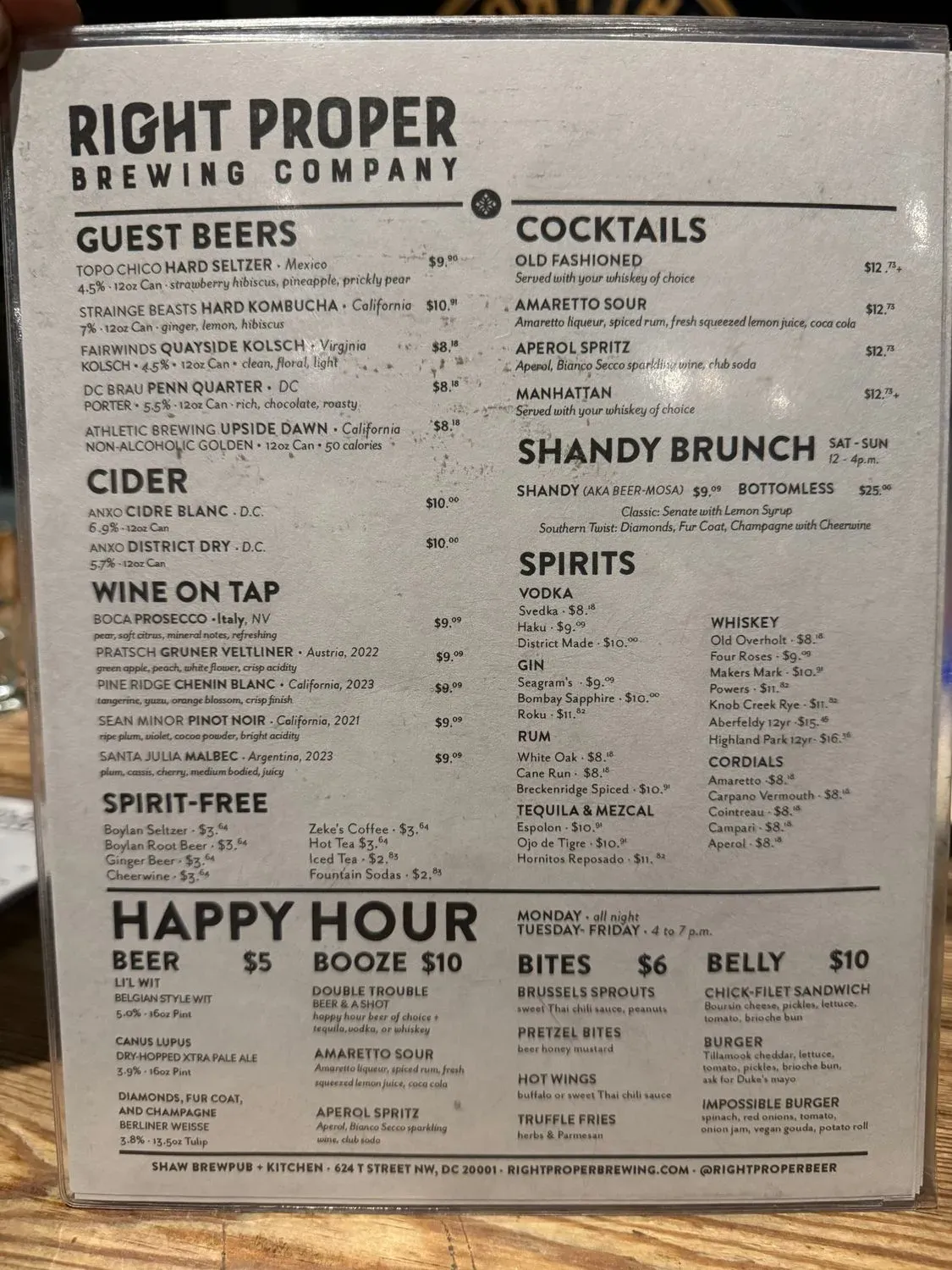 Menu 6