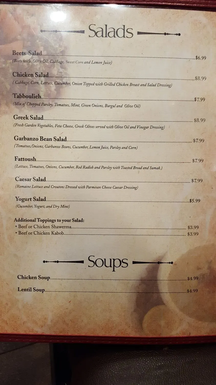 Menu 4