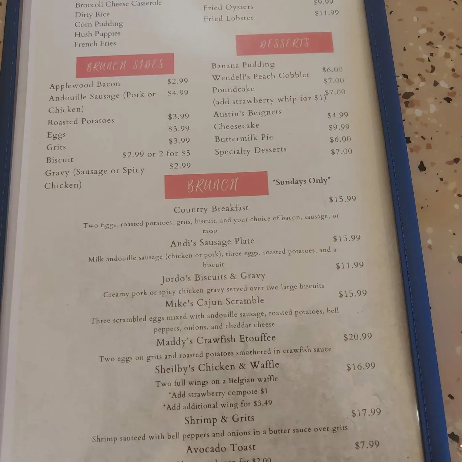 Menu 2