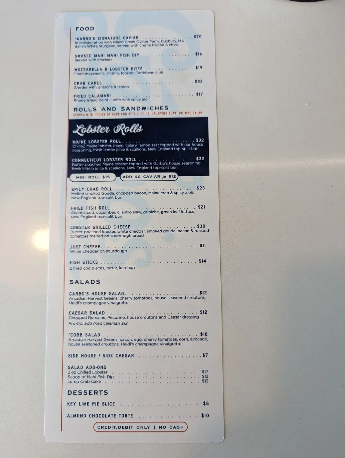 Menu 4