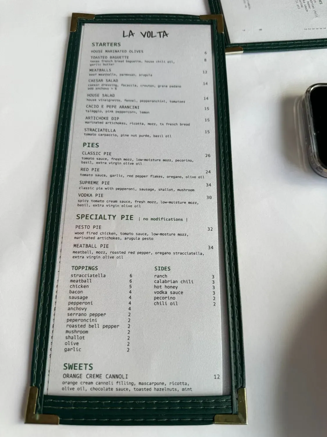 Menu 6