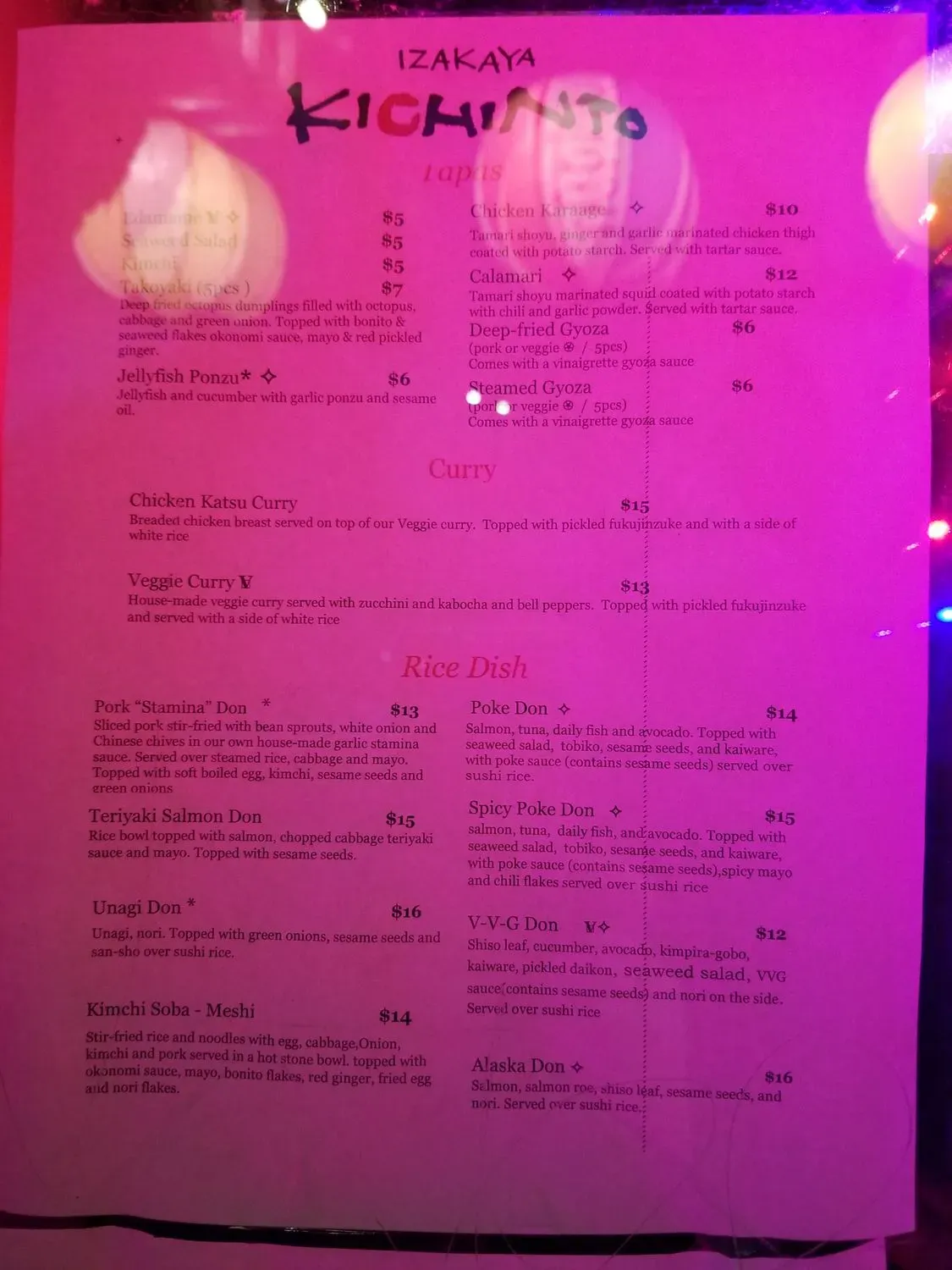 Menu 5