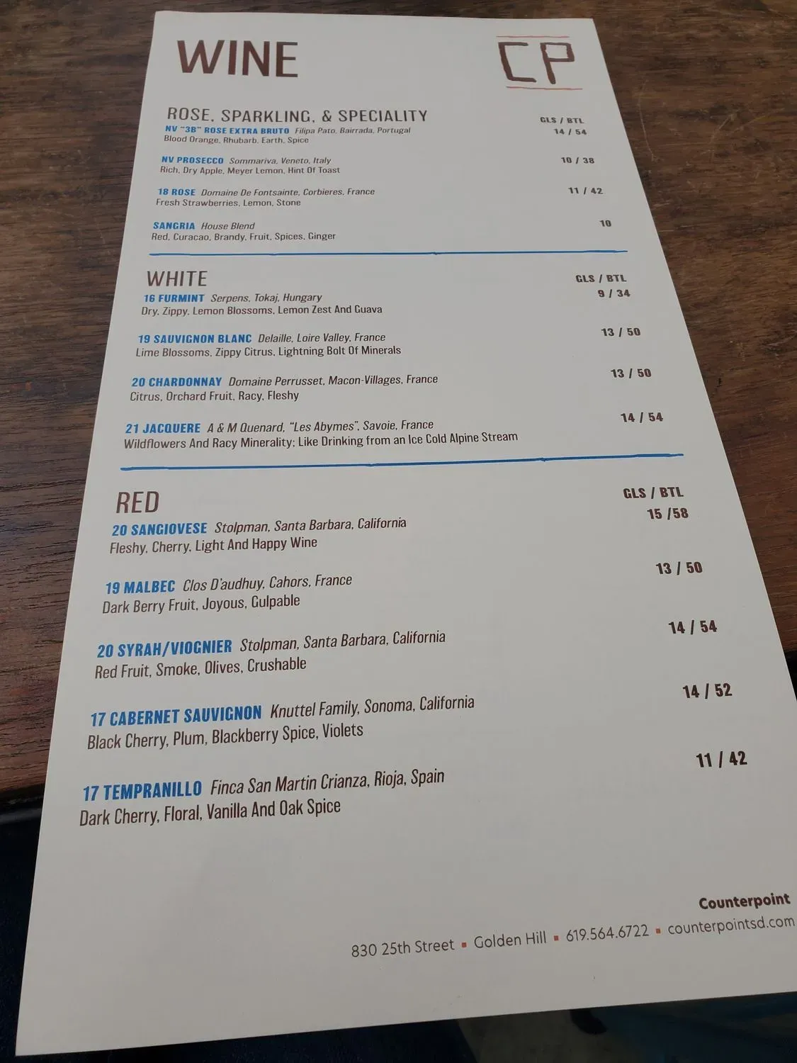 Menu 2