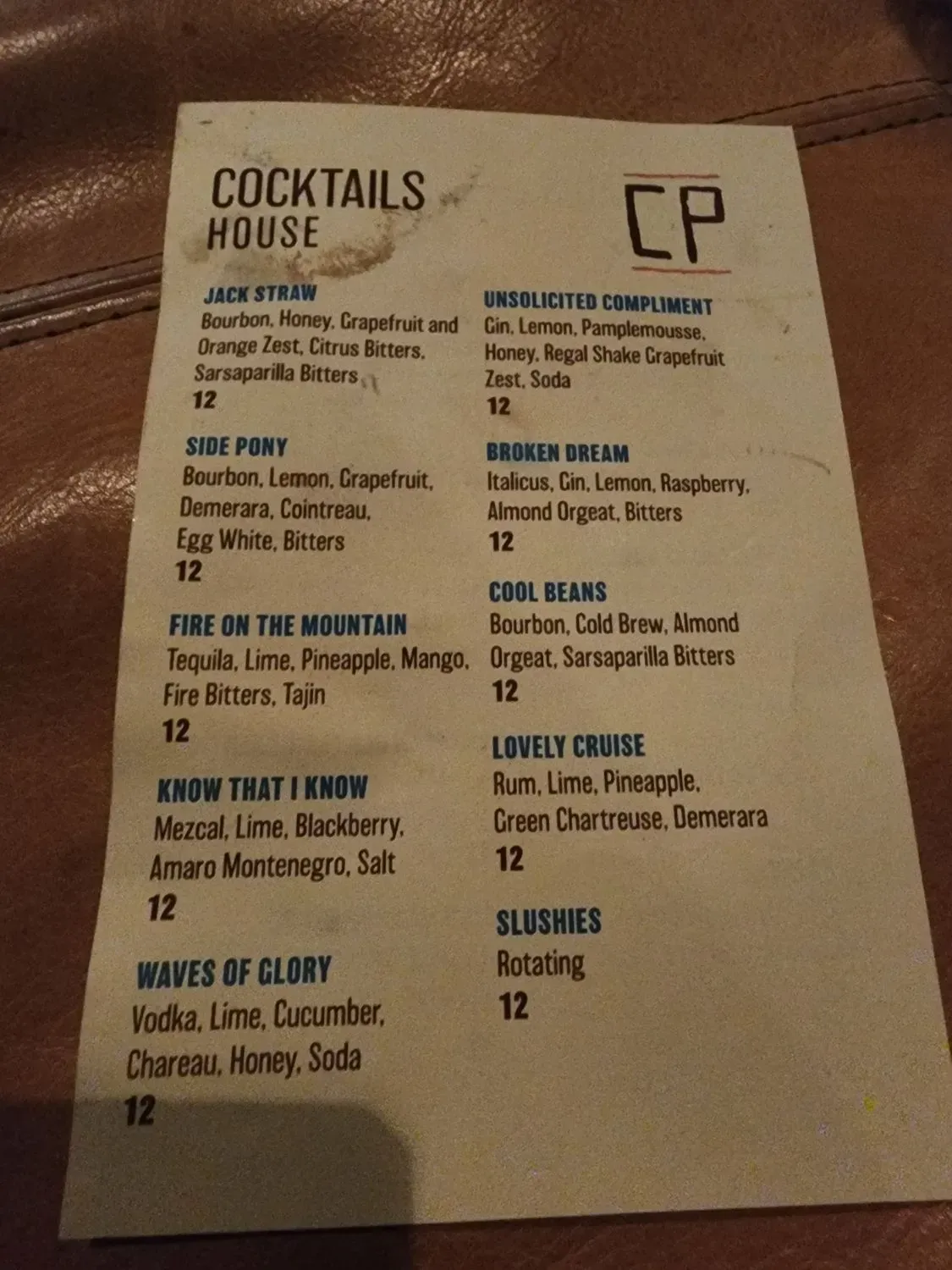 Menu 4