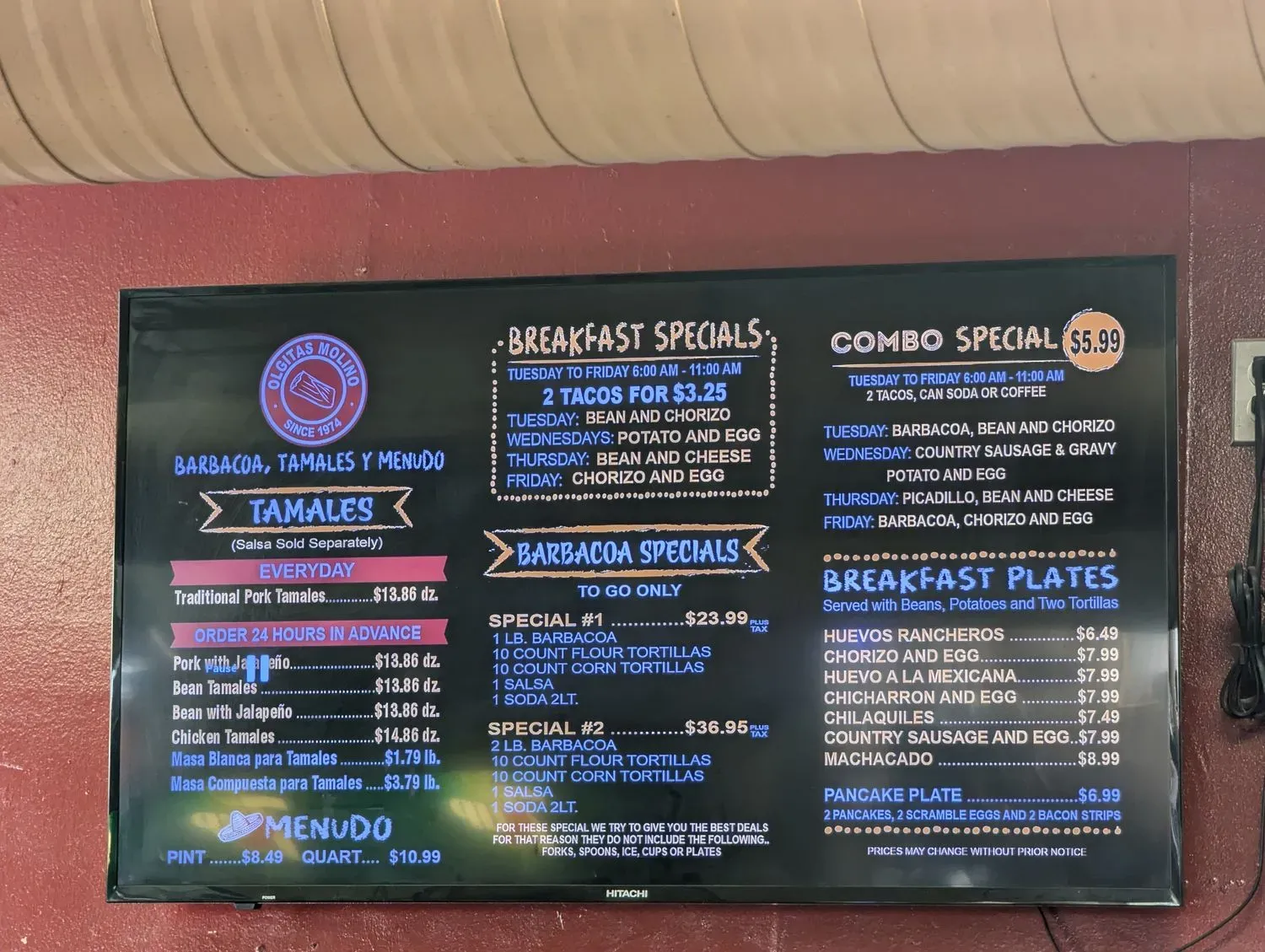 Menu 4