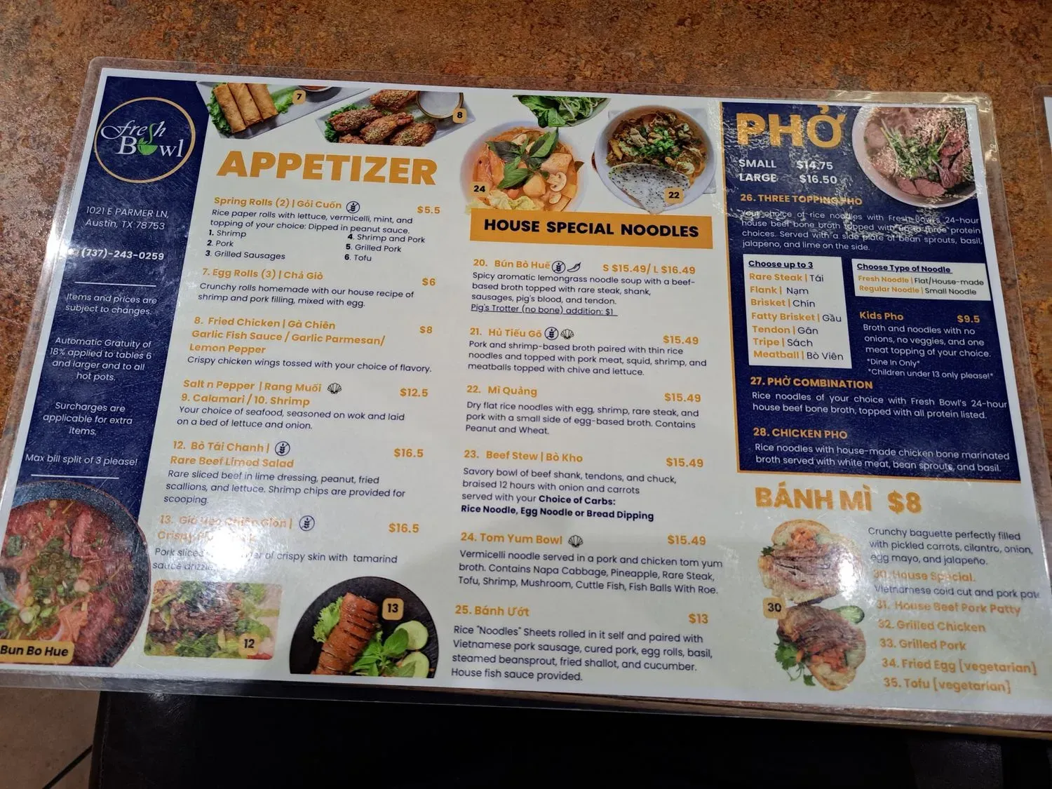 Menu 3