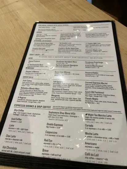 Menu 2