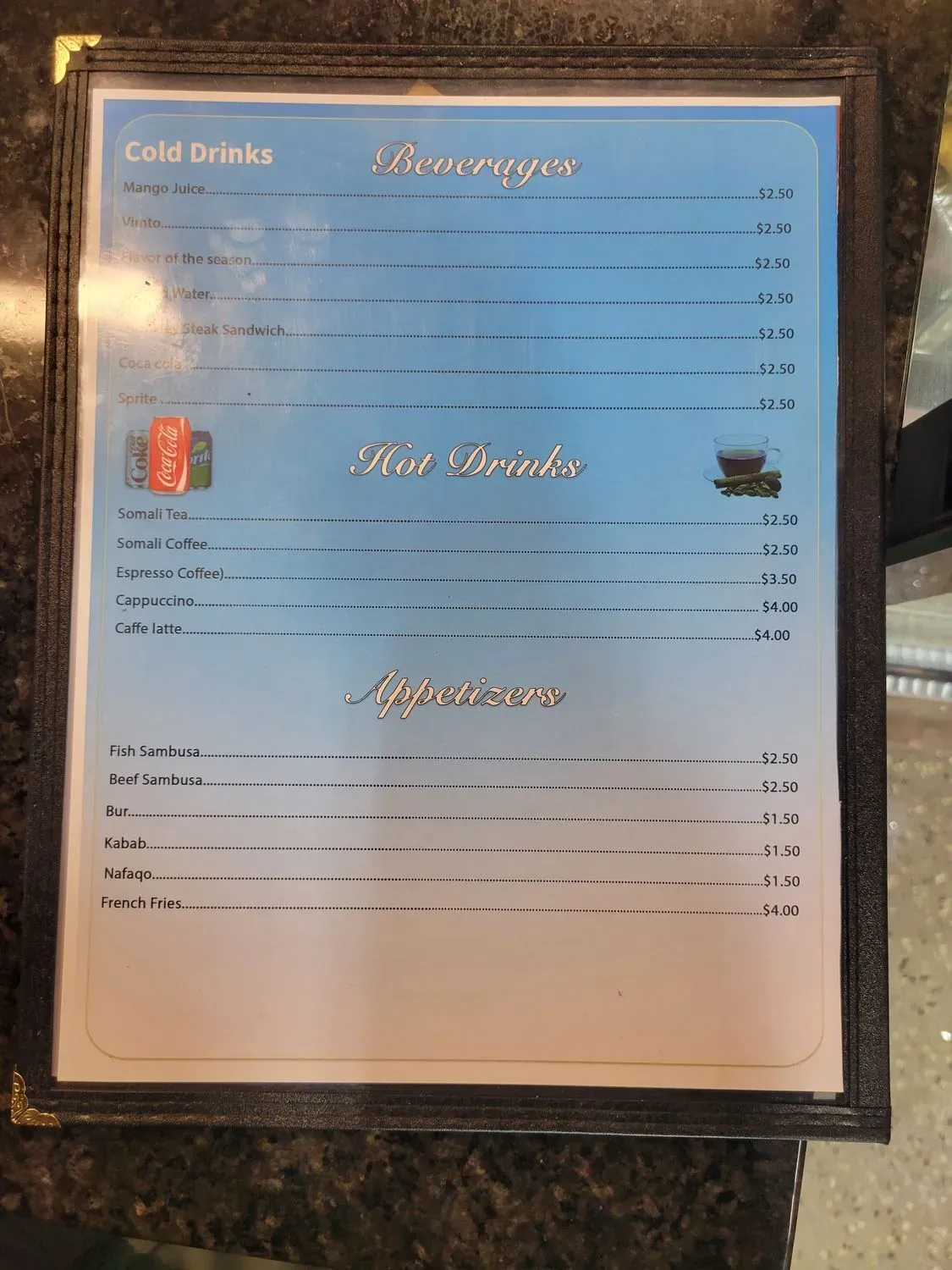 Menu 3