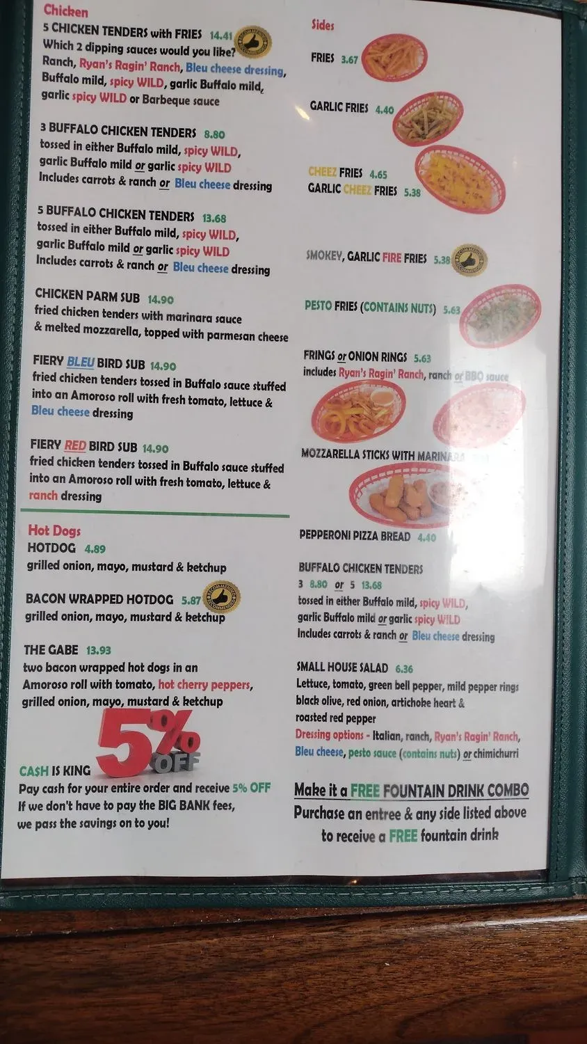 Menu 5