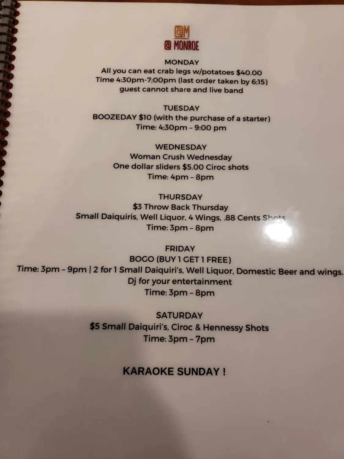 Menu 2