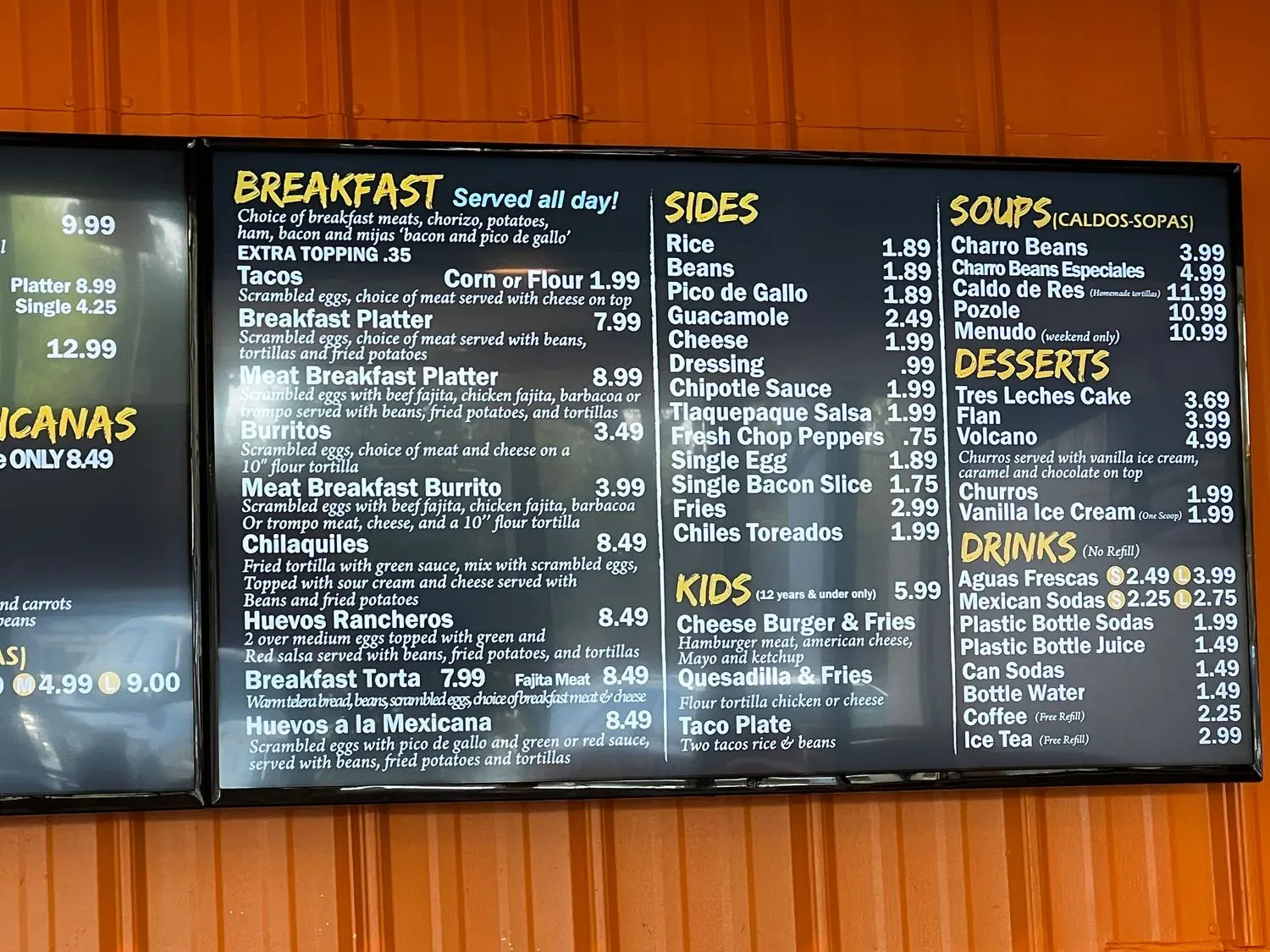 Menu 3