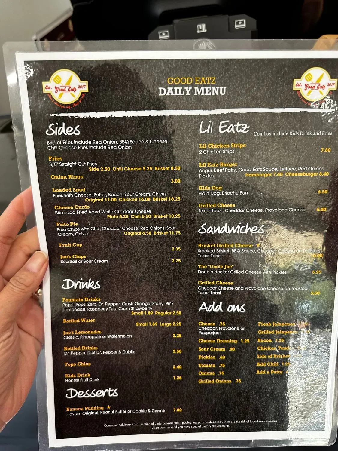 Menu 2