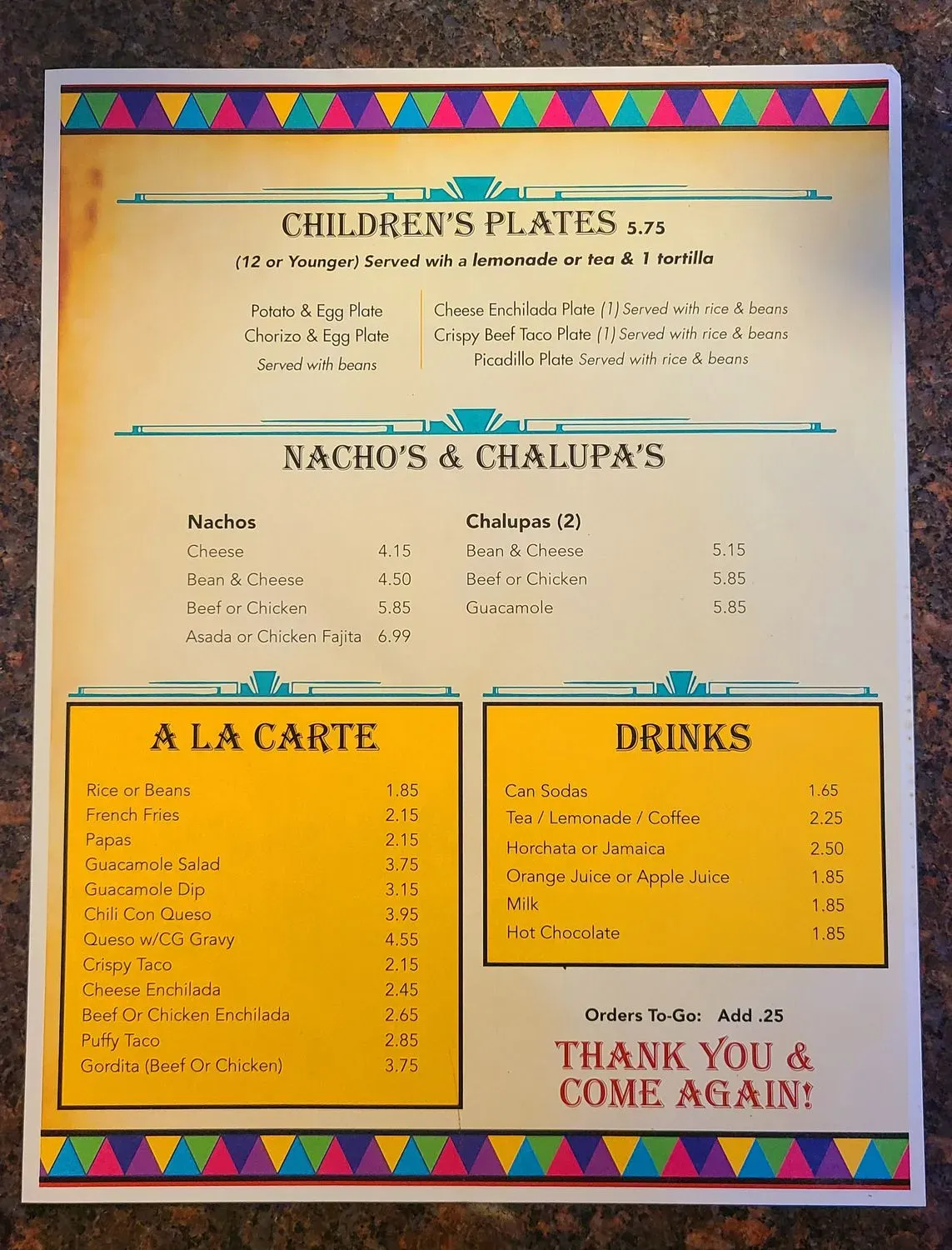 Menu 3