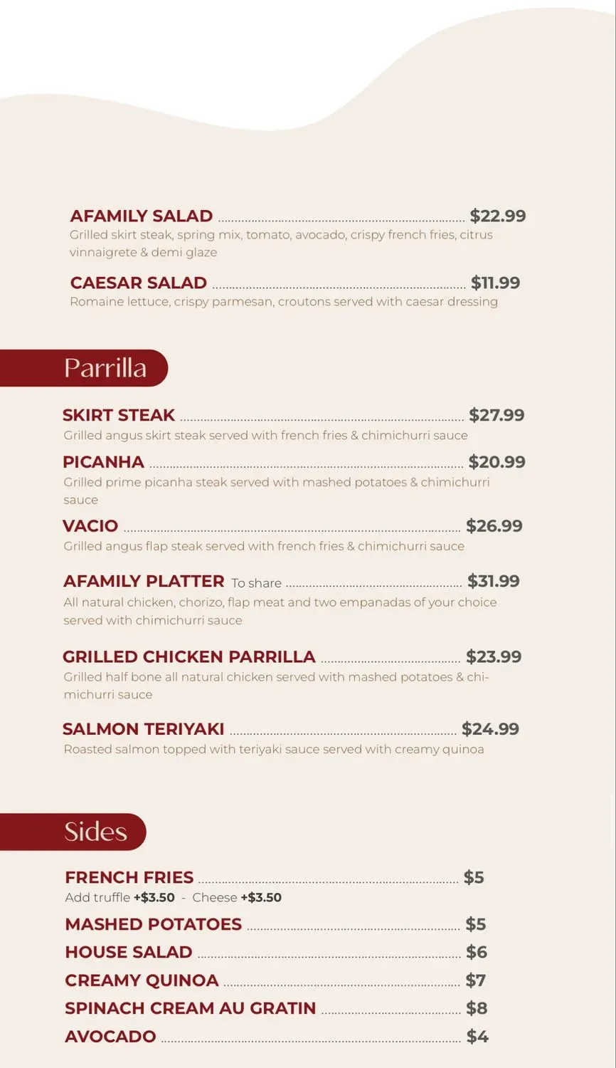 Menu 2