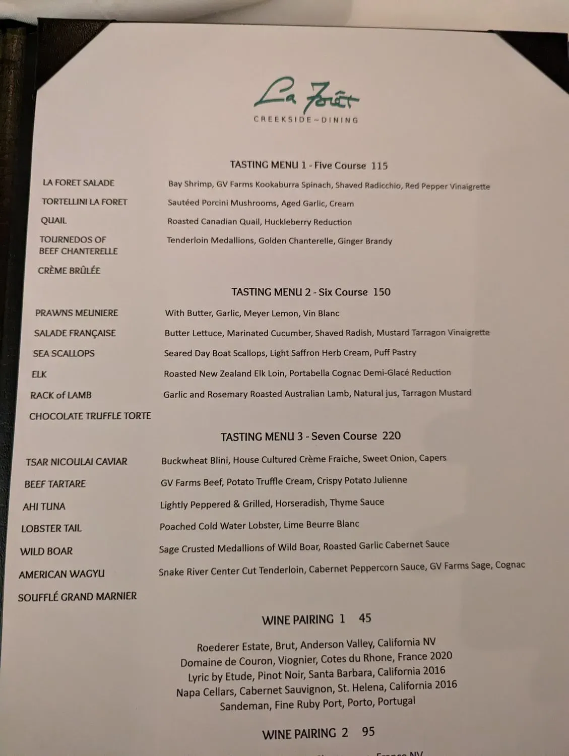 Menu 6