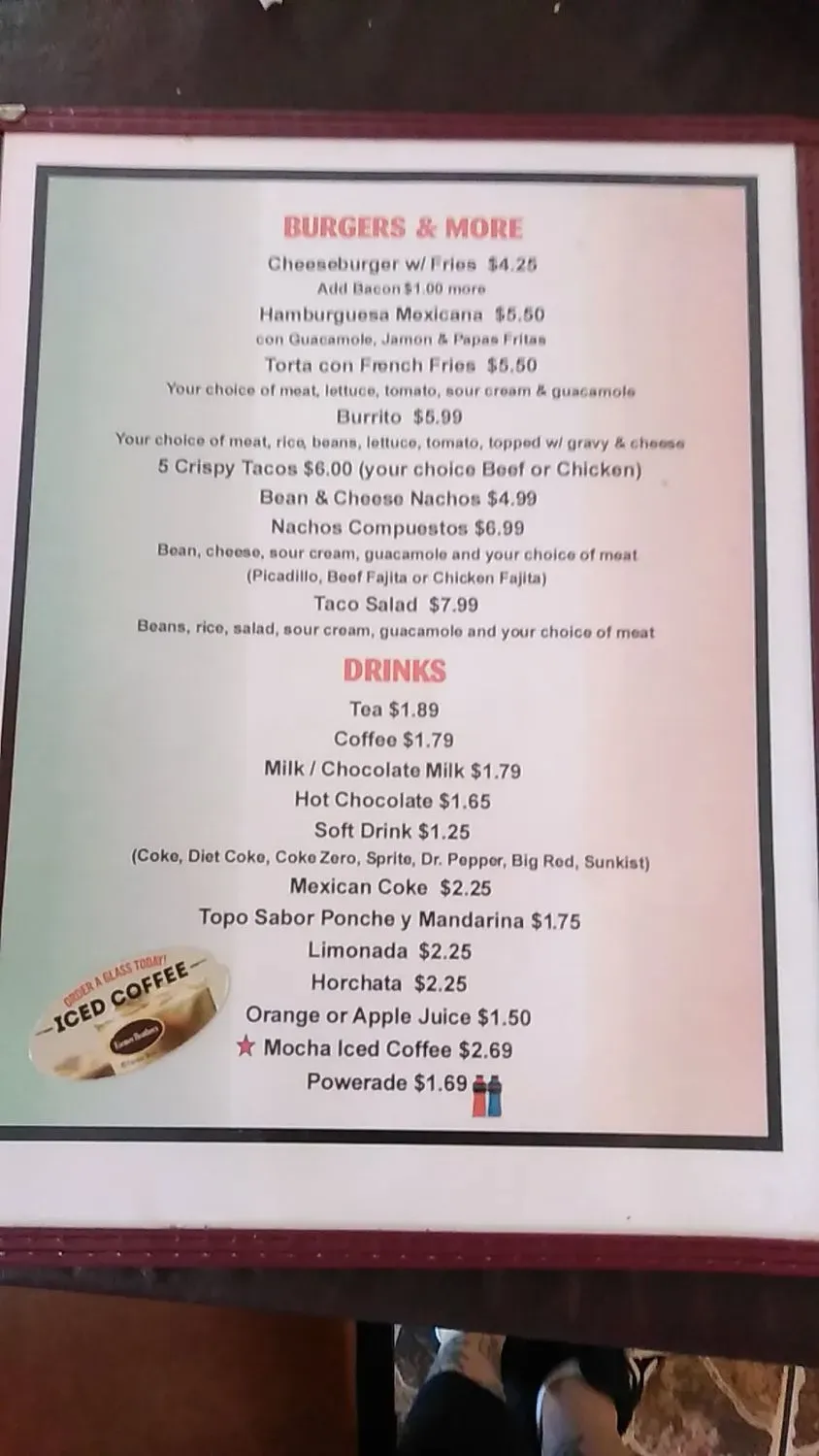 Menu 5