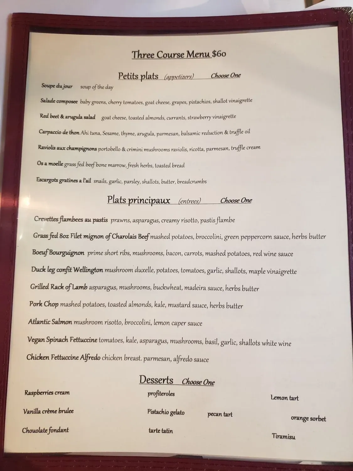 Menu 4