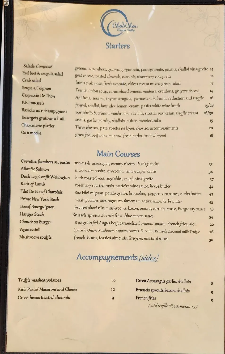 Menu 6