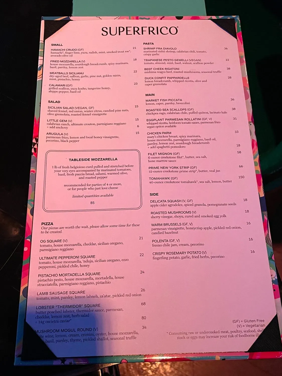 Menu 2