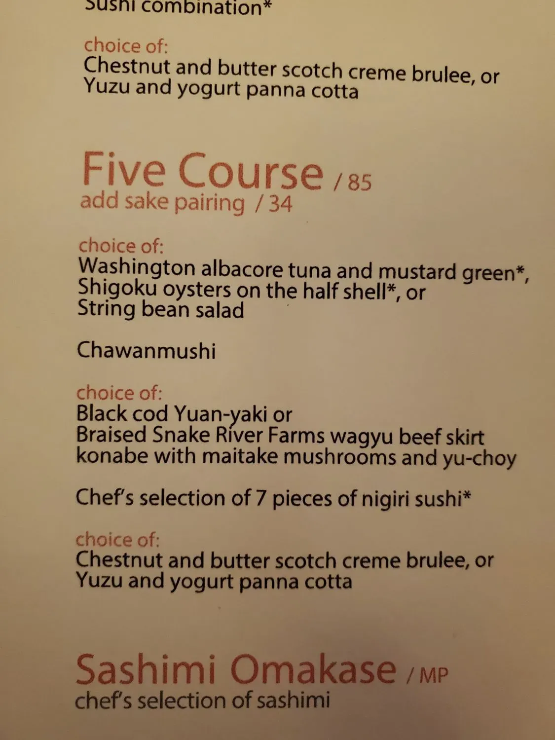 Menu 2