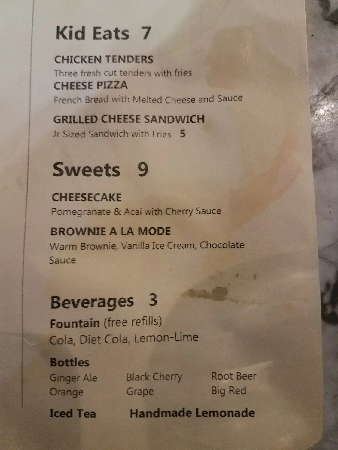 Menu 5