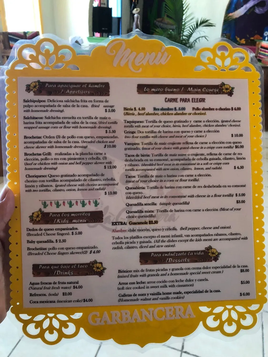 Menu 3