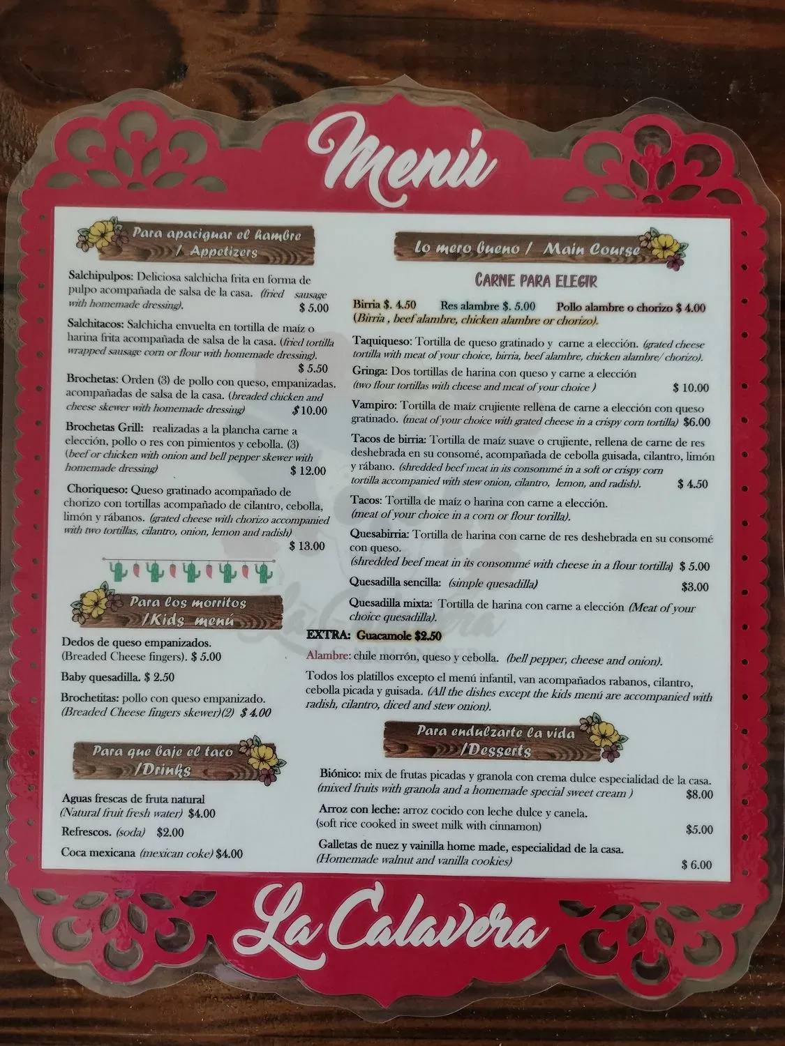 Menu 6