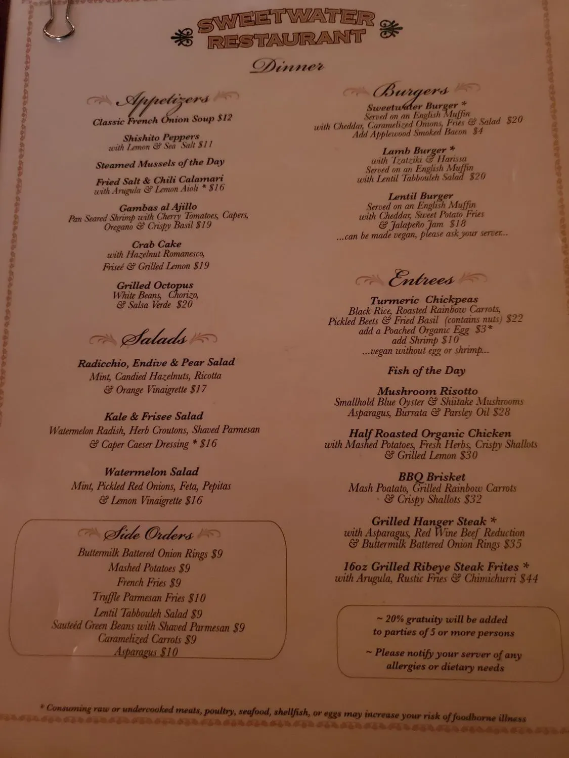 Menu 6