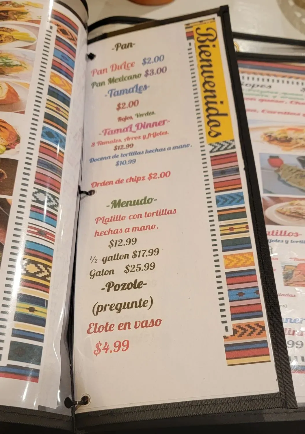 Menu 5