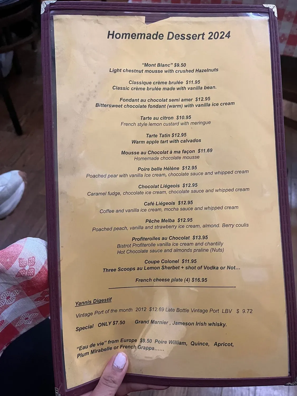 Menu 4