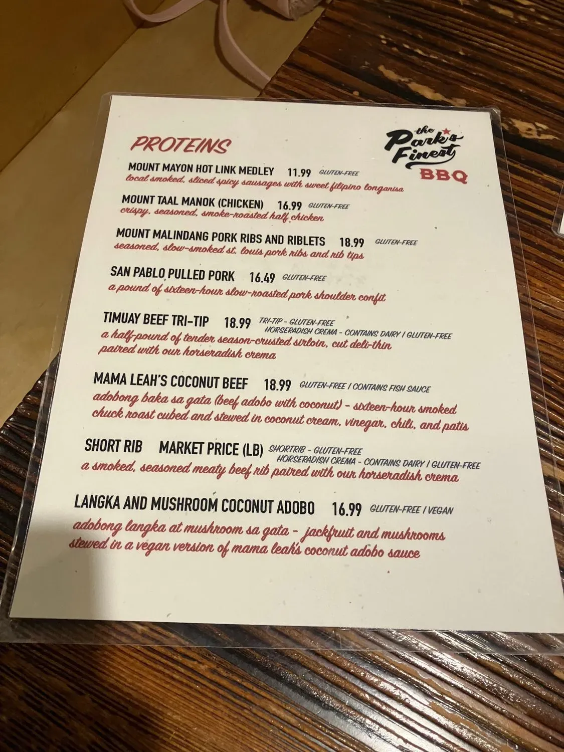 Menu 6