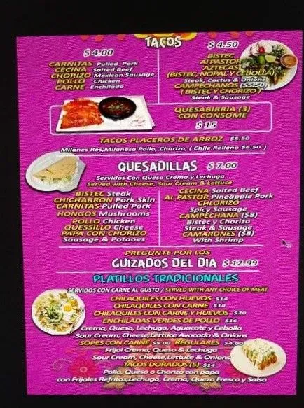 Menu 4