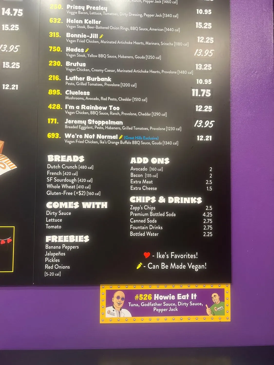 Menu 4