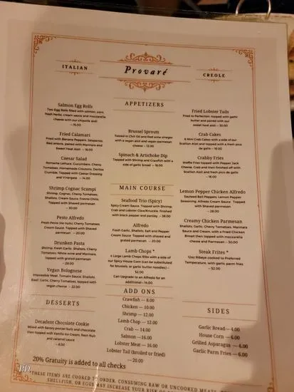 Menu 2